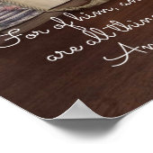 Poster Romains 11:36 Car de lui, par lui et à lui (Coin)