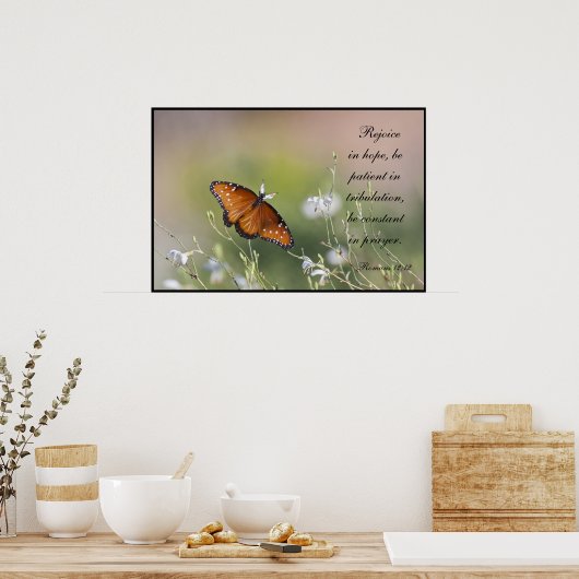 Poster Romains 12:12 (Cuisine)