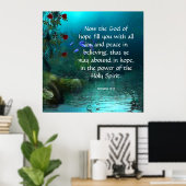 Poster Romains 15:13 (Bureau à domicile)