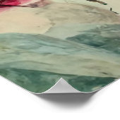 Poster Romains 5:5 La Bible Amoureuse de Dieu Verse Fleur (Coin)