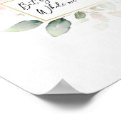 Poster Romains 5:8. Verse de la Bible Florale (Coin)