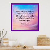 Poster Romains 8:1 (Cuisine)