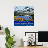 Poster Romains 8:28 (Bureau à domicile)
