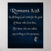 Poster romains 8:28 (Devant)