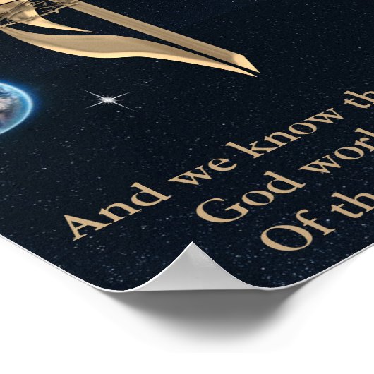 Poster Romains 8:28 (Coin)