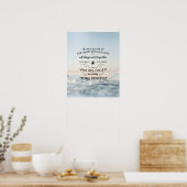 Poster Romains 8:28 verset biblique écritures cadeaux (Cuisine)