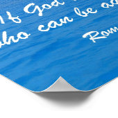 Poster Romains 8:31b (Coin)