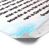 Poster Romains 8:38-39 La Bible Blossoms Destiny (Coin)