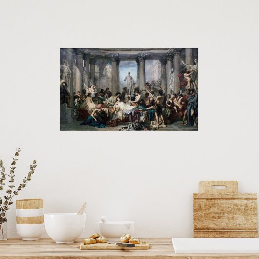 Poster Romains dans la décadence de l'Empire (Cuisine)