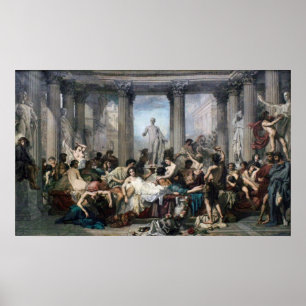 Poster Romains dans la décadence de l'empire