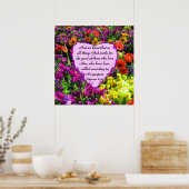 POSTER ROMAINS FLORAUX POURPLE 8:28 PHOTO DESIGN (Cuisine)