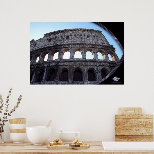 POSTER ROMAN COLISEUM (Cuisine)