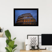 Poster Roman Colosseum at Night (Bureau à domicile)
