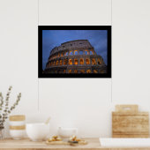 Poster Roman Colosseum at Night (Cuisine)