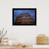 Poster Roman Colosseum at Night (Cuisine)