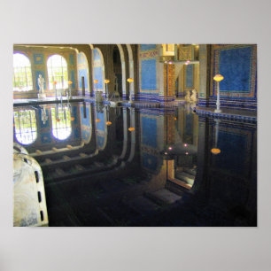 Poster Roman Pool at Hearst Castle, Californie