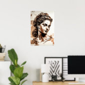 Poster Romana mulier (Bureau à domicile)