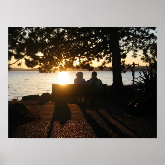 Poster Romance au bord du lac (Devant)