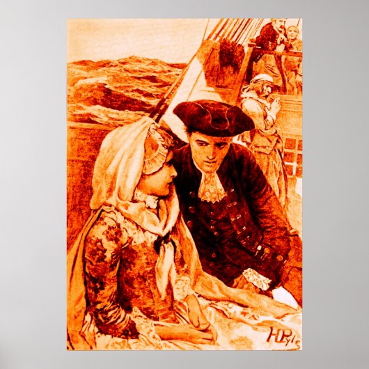 Poster Romance en haute mer (Devant)