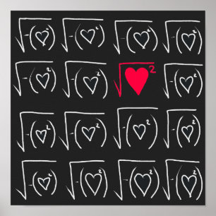 Poster Romance geek mathématique : trouver un véritable a