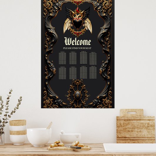 Poster Romance gothique, dans les ombres de l'amour (Cuisine)