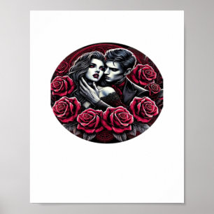 Poster Romance Gothique Vampirique - Jusqu'À La Mort Fait