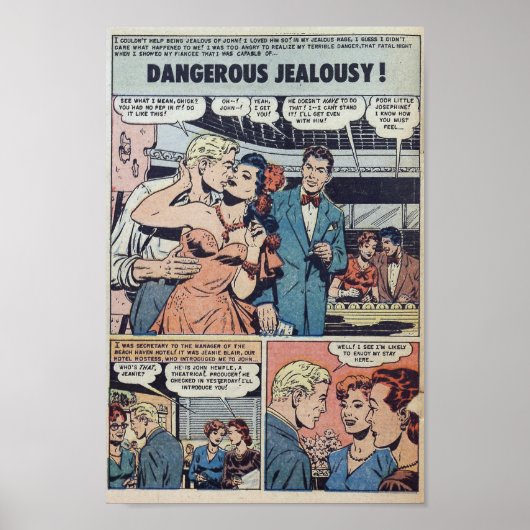 Poster Romance vintage (Devant)