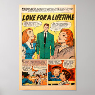 Poster Romance vintage