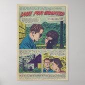 Poster Romance vintage (Devant)