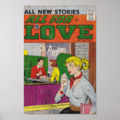 Poster Romance vintage (Devant)