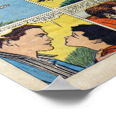 Poster Romance vintage (Coin)