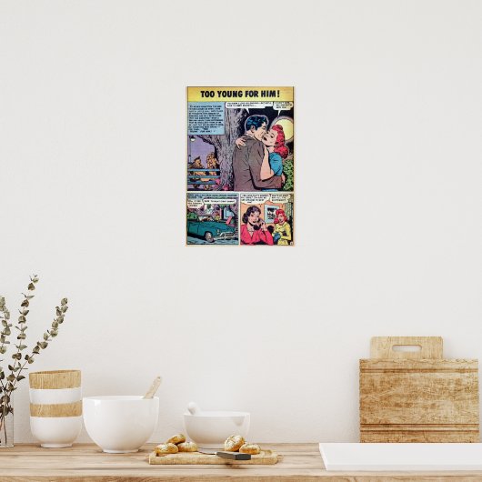 Poster Romance vintage (Cuisine)