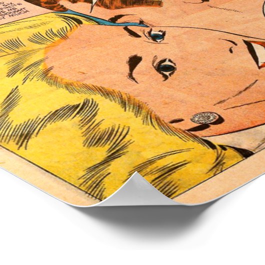 Poster Romance vintage (Coin)