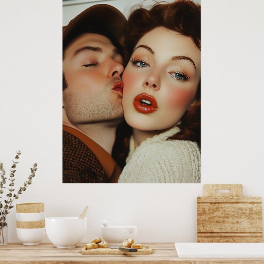 Poster Romance vintage (Cuisine)