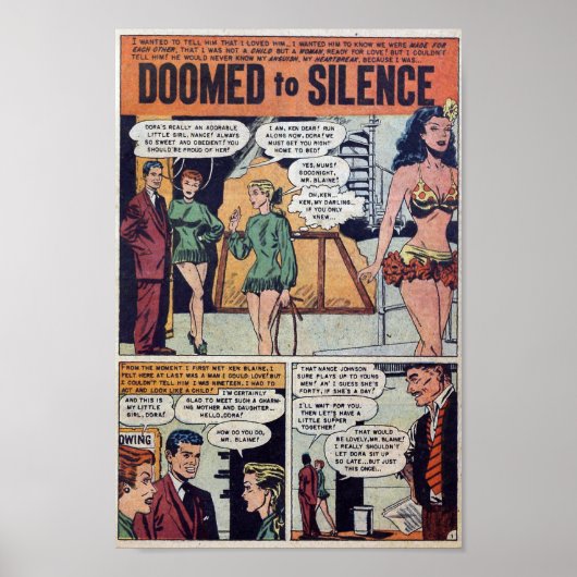 Poster Romance vintage (Devant)