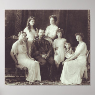 Poster Romanov Family Portrait - 1913