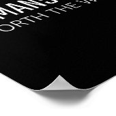 Poster Romans 8_18 - Ça Vaut La Peine d'attendre Verset B (Coin)