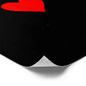 Poster Romantic Couple Kiss Queen Of Hearts Ker Playing C (Coin)