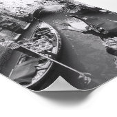 Poster Romantic Venice Italy Gondola Canal Ride (Coin)