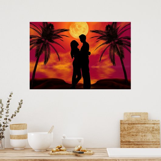 Poster romantique (Cuisine)