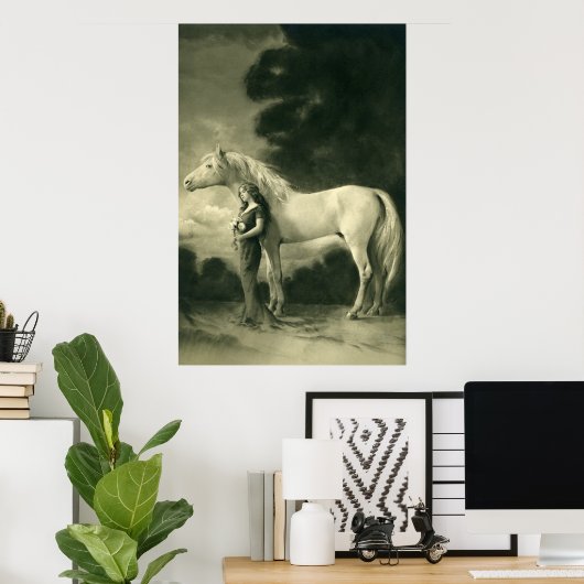 Poster Romantique (Bureau à domicile)