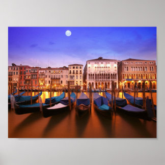 Poster romantique de Venise EXTRAORDINAIRE