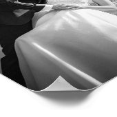 Poster romantique du jour de mariage (Coin)