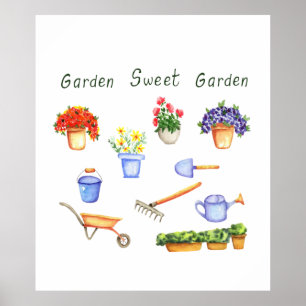 Poster Romantique J'aime mes semelles Minimaliste Cute