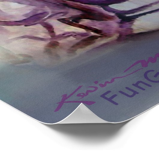 Poster romantique sur le flirt (Coin)