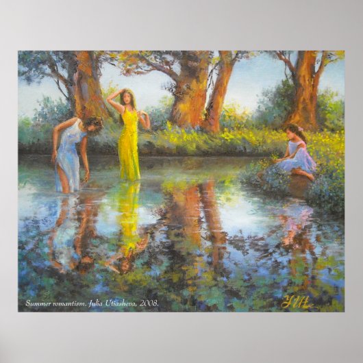 Poster Romantisme d'été. (Devant)