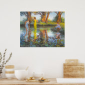 Poster Romantisme d'été. (Cuisine)