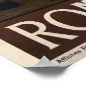 Poster Rome à travers l'affiche de voyage Mont-Cenis (Coin)