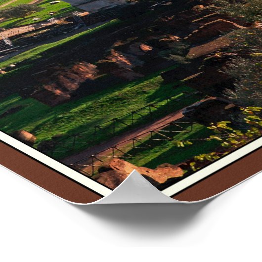 Poster Rome - Colisée du Forum (Coin)