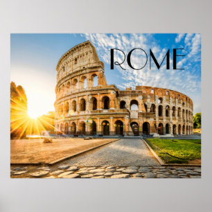 Poster Rome Colosseum